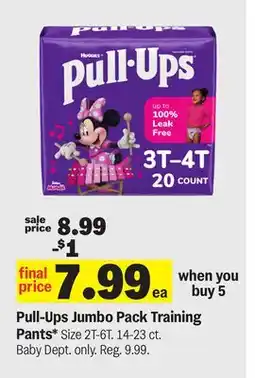 Meijer Pull-Ups Jumbo Pack Training Pants offer