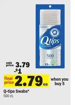 Meijer Q-tips Swabs offer