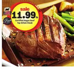 Meijer Certified Angus Beef Top Sirloin Steak offer