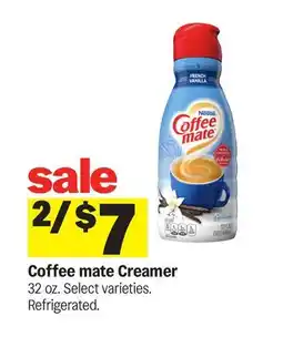 Meijer Coffee mate Creamer offer