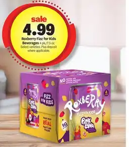 Meijer Roxberry Fizz for Kids Beverages offer