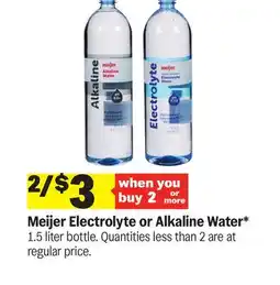 Meijer Meijer Electrolyte or Alkaline Water offer