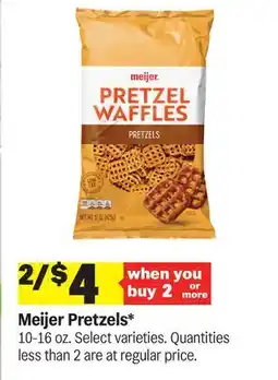 Meijer Meijer Pretzels offer