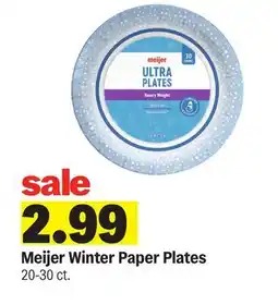Meijer Meijer Winter Paper Plates offer