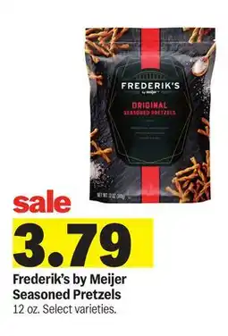 Meijer Frederik's by Meijer Seasoned Pretzels offer