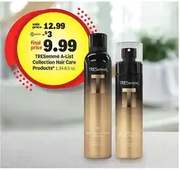 Meijer TRESemmé A-List Collection Hair Care Products offer