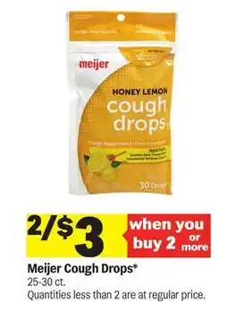 Meijer Meijer Cough Drops offer