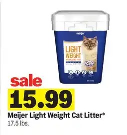 Meijer Meijer Light Weight Cat Litter offer