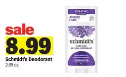 Meijer Schmidt's Deodorant offer