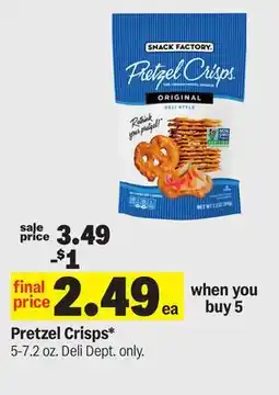 Meijer Pretzel Crisps offer