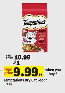 Meijer Temptations Dry Cat Food offer