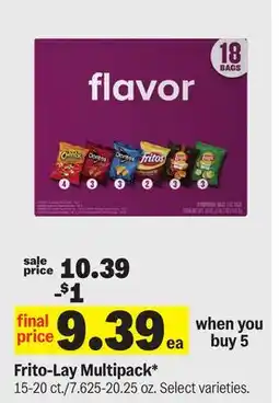 Meijer Frito-Lay Multipack offer