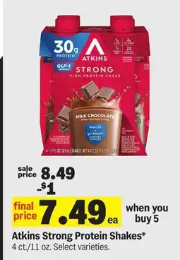 Meijer Atkins Strong Protein Shakes offer