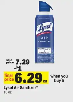 Meijer Lysol Air Sanitizer offer