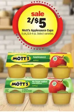 Meijer Mott's Applesauce Cups offer