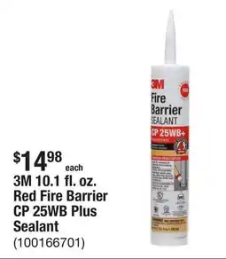 The Home Depot 3M 10.1 fl. oz. Red Fire Barrier CP 25WB Plus Sealant offer