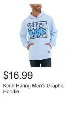 Costco Keith Haring Men's Graphic Hoodie offer