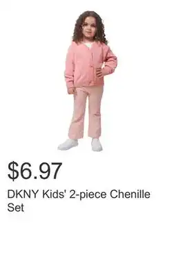 Costco DKNY Kids' 2-piece Chenille Set offer