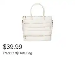 Costco iPack Puffy Tote Bag offer