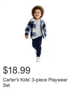 Costco Carter's Kids' 3-piece Playwear Set offer