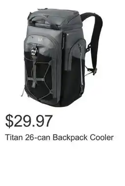 Costco Titan 26-can Backpack Cooler offer