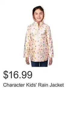 Costco Character Kids' Rain Jacket offer