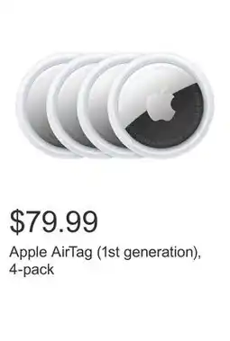 Costco Apple AirTag (1st generation), 4-pack offer