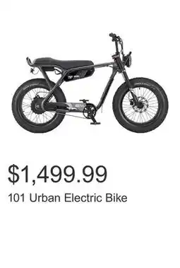 Costco 101 Urban Electric Bike offer