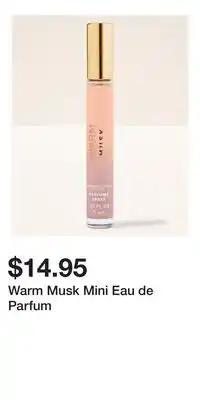 Bath & Body Works Warm Musk Mini Eau de Parfum offer