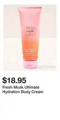 Bath & Body Works Fresh Musk Ultimate Hydration Body Cream offer