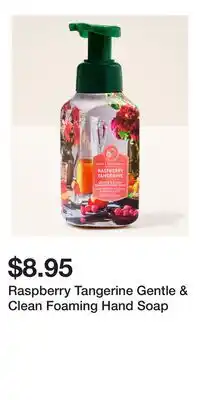 Bath & Body Works Raspberry Tangerine Gentle & Clean Foaming Hand Soap offer