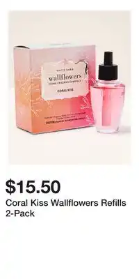 Bath & Body Works Coral Kiss Wallflowers Refills 2-Pack offer
