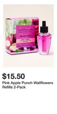 Bath & Body Works Pink Apple Punch Wallflowers Refills 2-Pack offer
