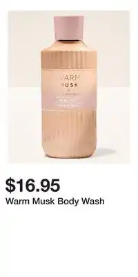 Bath & Body Works Warm Musk Body Wash offer