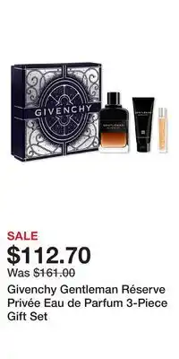 Ulta Beauty Givenchy Gentleman Réserve Privée Eau de Parfum 3-Piece Gift Set offer