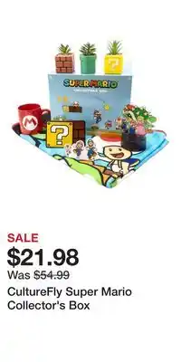 Game Stop CultureFly Super Mario Collector's Box offer