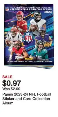 Game Stop Panini 2023-24 NFL Football Sticker and Card Collection Album offer