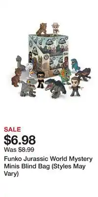 Game Stop Funko Jurassic World Mystery Minis Blind Bag (Styles May Vary) offer