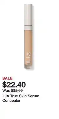 Ulta Beauty ILIA True Skin Serum Concealer offer