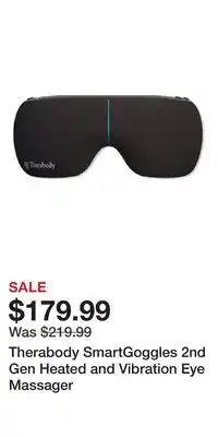 Ulta Beauty Therabody SmartGoggles 2nd Gen Heated and Vibration Eye Massager offer