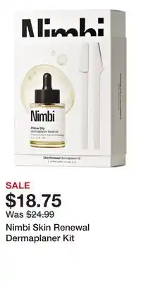 Ulta Beauty Nimbi Skin Renewal Dermaplaner Kit offer