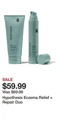 Ulta Beauty Hypothesis Eczema Relief + Repair Duo offer