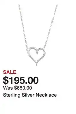 Belk Sterling Silver Necklace offer