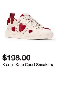 Belk K as in Kate Court Sneakers offer