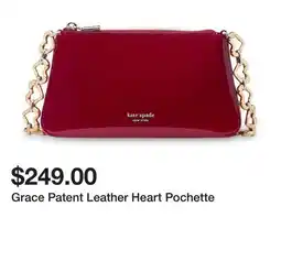 Belk Grace Patent Leather Heart Pochette offer