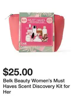 Belk Belk Beauty Women's Must Haves Scent Discovery Kit for Her offer