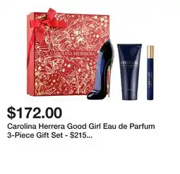 Belk Carolina Herrera Good Girl Eau de Parfum 3-Piece Gift Set - $215 Value! offer