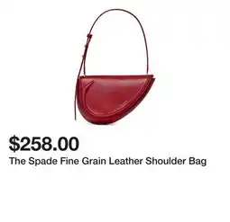 Belk The Spade Fine Grain Leather Shoulder Bag offer