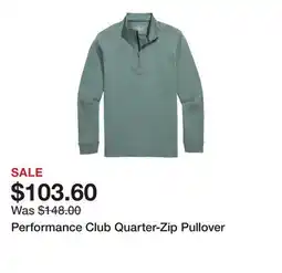 Belk Performance Club Quarter-Zip Pullover offer