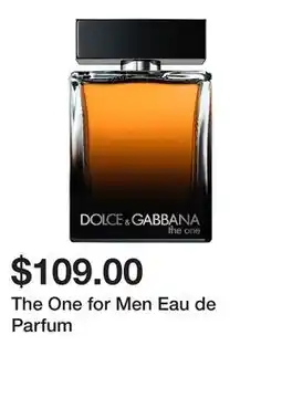 Belk The One for Men Eau de Parfum offer